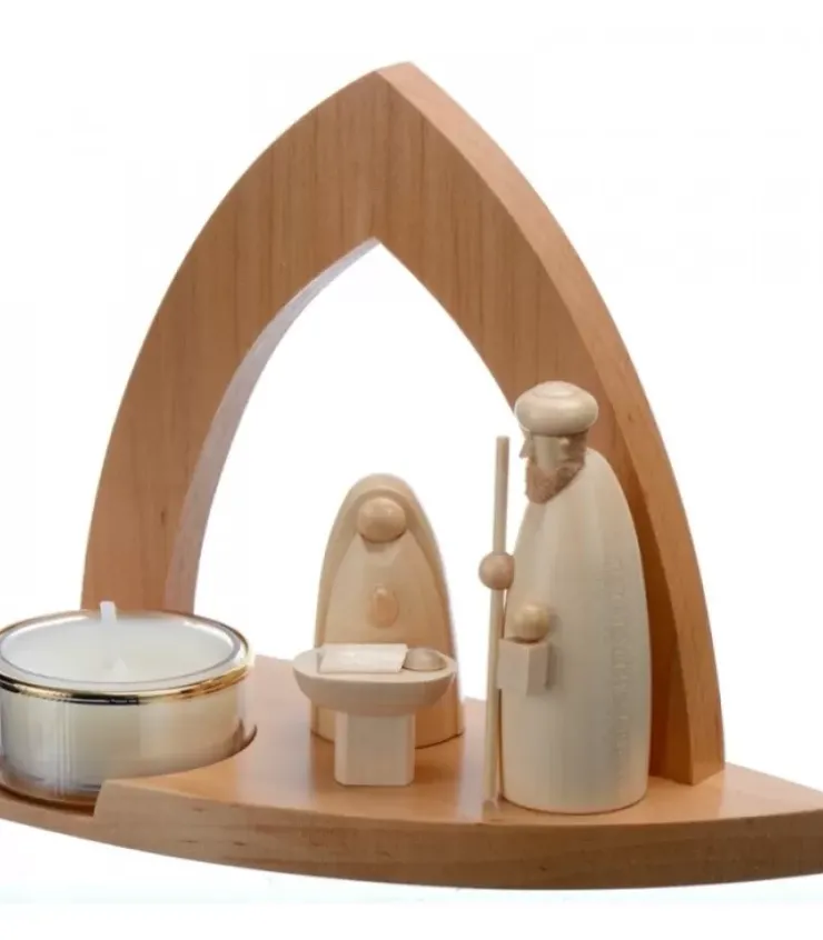 Schalling, crèche moderne Crèche De Noël Moderne|Crèche Design Avec Bougeoir