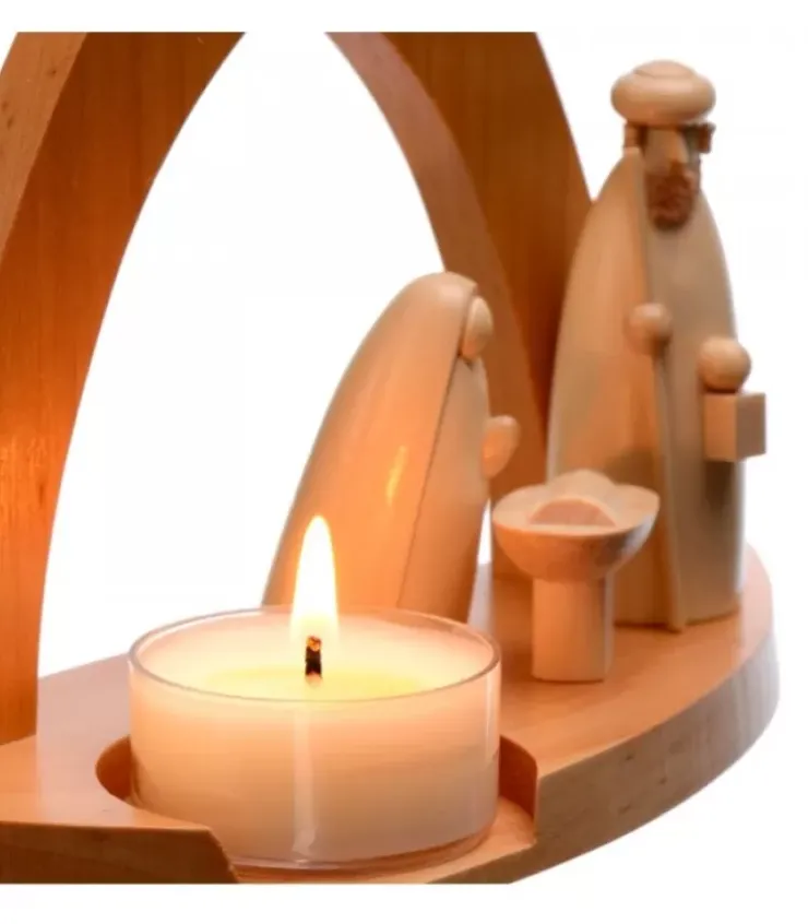 Schalling, crèche moderne Crèche De Noël Moderne|Crèche Design Avec Bougeoir