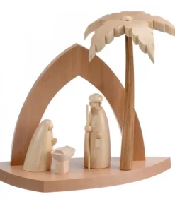 Schalling, crèche moderne Crèche De Noël Moderne|Crèche Design Avec Palmier