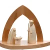 Schalling, crèche moderne Crèche De Noël Moderne|Crèche Design En Bois En Forme D'Arche