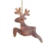 Waldfabrik, photophore en bois et étoile sapin de Noël Décorations En Bois Pour Sapin De Noël|Déco De Noël, Cerf En Bois A Suspendre, 6 Cm