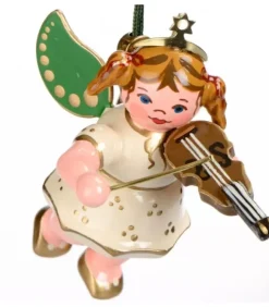Hubrig, figurines pour enfant Déco Sapin De Noël Vintage|Déco Sapin De Noël, Ange Avec Un Violon