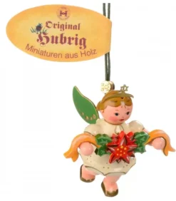 Hubrig, figurines pour enfant Déco Sapin De Noël Vintage|Déco Sapin De Noël, Ange Et Couronne De Fleurs