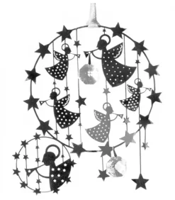 Pluto Produkter, déco de Noël Scandinave Déco De Noël Scandinave|Déco Sapin De Noël Design A Suspendre, Anges Avec Etoiles