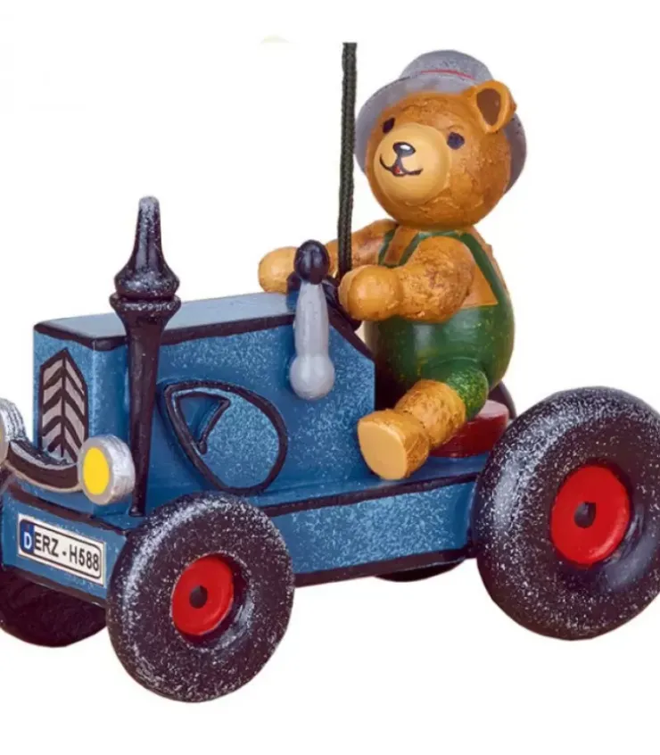 Hubrig, figurines pour enfant Déco Sapin De Noël Vintage|Déco Sapin Vintage, Ourson Et Tracteur