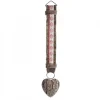 Waldfabrik, photophore en bois et étoile sapin de Noël Objet Déco Bois|Décoration Murale Montagne 46 Cm Avec Coeur Motif Rouge