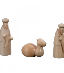 Schalling, crèche moderne Personnages De Crèche De Noël|Décoration Pour Crèche De Noël, Caravane, 6 Cm