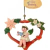 Hubrig, figurines pour enfant Déco Sapin De Noël Vintage|Décoration Sapin De Noël, Ange Dans Un Coeur Rouge