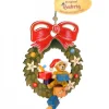 Hubrig, figurines pour enfant Déco Sapin De Noël Vintage|Décoration Sapin De Noël Vintage, Ourson Dans Couronne