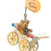 Hubrig, figurines pour enfant Déco Sapin De Noël Vintage|Décoration Sapin De Noël Vintage, Ourson Dans Landau