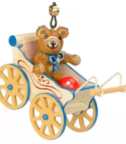Hubrig, figurines pour enfant Déco Sapin De Noël Vintage|Décoration Sapin De Noël Vintage, Ourson Dans Landau