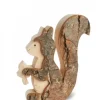 Waldfabrik, photophore en bois et étoile sapin de Noël Animaux En Bois|Ecureuil En Bois 10 Cm
