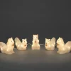 Konstsmide, guirlandes lumineuses de Noël Oiseaux Lumineux Et Animaux Lumineux|Ecureuils Lumineux 12 Cm En Acrylique, 40 Diodes Blanc Chaud