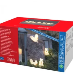 Konstsmide, guirlandes lumineuses de Noël Oiseaux Lumineux Et Animaux Lumineux|Ecureuils Lumineux 12 Cm En Acrylique, 40 Diodes Blanc Chaud
