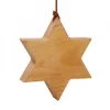 Waldfabrik, photophore en bois et étoile sapin de Noël Décorations En Bois Pour Sapin De Noël|Etoile En Bois D'Aulne A Suspendre 9 Cm
