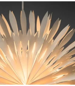 Konstsmide, guirlandes lumineuses de Noël Etoile Lumineuse|Etoile Lumineuse Electrique En Papier A Suspendre, Blanche, 60 Cm