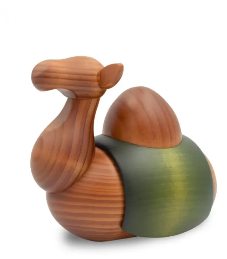 Köhler, Père Noël en bois Personnages De Crèche De Noël|Figurine De Grande Crèche De Noël, Le Dromadaire, 17 Cm