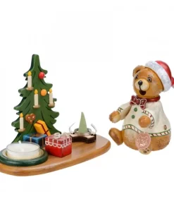 Hubrig, figurines pour enfant Bonhommes Fumeurs D'Encens Allemand|Figurine Porte Encens Ourson Et Bougeoir