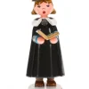 Hubrig, figurines pour enfant Village De Noël Miniature|Fillette Chanteuse Avec Livre De Chorale De Noël - Village De Noël Miniature