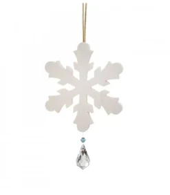 Waldfabrik, photophore en bois et étoile sapin de Noël Décorations En Bois Pour Sapin De Noël|Flocon De Neige A Suspendre Avec Cristal Swarovski N° 1