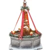 Hubrig, figurines pour enfant Village De Noël Miniature|Fontaine De Village Miniature Avec Elairage
