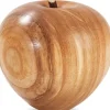 Waldfabrik, photophore en bois et étoile sapin de Noël Objet Déco Bois|Fruit En Bois, Grande Pomme, 9 Cm