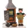 Hubrig, figurines pour enfant Village De Noël Miniature|Fumoir A Poisson - Electrique - Village De Noël Miniature
