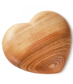 Waldfabrik, photophore en bois et étoile sapin de Noël Coeur En Bois|Grand Coeur En Bois, 17 Cm