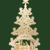 Ratags, décos de Noël lumineuses en bois Crèche De Noël Lumineuse|Grand Sapin Lumineux Led En Bois Avec Personnages De La Crèche