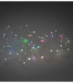 Konstsmide, guirlandes lumineuses de Noël Guirlande Lumineuse Intérieure À Led|Guirlande Lumineuse Avec Changement De Couleur, 50 Diodes Led