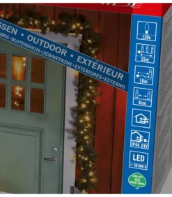 Konstsmide, guirlandes lumineuses de Noël Guirlande Lumineuse Extérieur|Guirlande Sapin Extérieure 120 Diodes Led