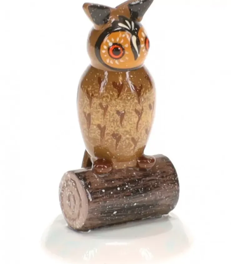 Hubrig, figurines pour enfant Village De Noël Miniature|Hibou, Village De Noël Miniature