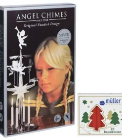Angel Chimes, carillon des anges Carillon Des Anges|Kit Carillon Des Anges Argente + Bougies