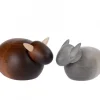 Köhler, Père Noël en bois Personnages De Crèche De Noël|L'Ane Et Le Boeuf, 6 Cm