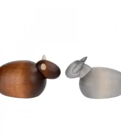 Köhler, Père Noël en bois Personnages De Crèche De Noël|L'Ane Et Le Boeuf, 6 Cm