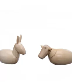 Schalling, crèche moderne Personnages De Crèche De Noël|L'Ane Et Le Boeuf, Animaux De La Crèche De Noël, 6 Cm