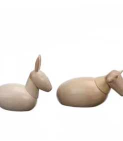 Schalling, crèche moderne Personnages De Crèche De Noël|L'Ane Et Le Boeuf, Animaux De La Crèche De Noël, 6 Cm