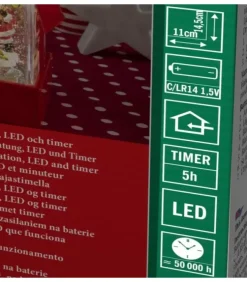 Konstsmide, guirlandes lumineuses de Noël Lanternes De Noël À Neige|Lanterne À Neige