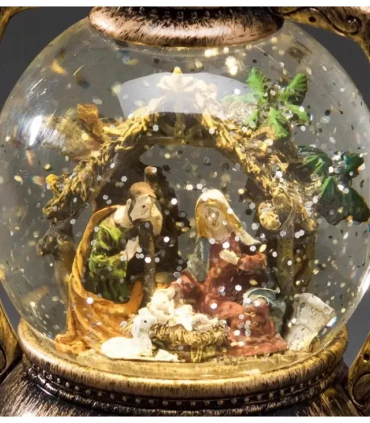 Konstsmide, guirlandes lumineuses de Noël Crèche De Noël Lumineuse|Lanterne À Neige, Crèche De Noël, 20 Cm