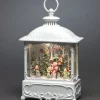 Konstsmide, guirlandes lumineuses de Noël Lanternes De Noël À Neige|Lanterne De Noël Blanche, 4 Bonshommes De Neige Avec Oiseaux