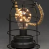 Konstsmide, guirlandes lumineuses de Noël Guirlande Lumineuse Intérieure À Led|Lanterne Lumineuse A Led En Metal, Ronde, 18 Cm