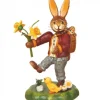 Hubrig, figurines pour enfant Lapins En Bois De Paques|Lapin De Paques En Bois Avec Narcisse