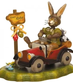 Hubrig, figurines pour enfant Lapins En Bois De Paques|Lapin De Paques En Bois Dans Auto