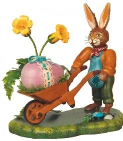 Hubrig, figurines pour enfant Lapins En Bois De Paques|Lapin De Paques En Bois Et Poussins