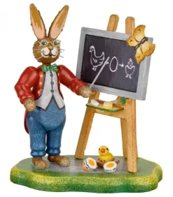 Hubrig, figurines pour enfant Lapins En Bois De Paques|Lapin De Paques En Bois Professeur De Maths