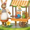 Hubrig, figurines pour enfant Lapins En Bois De Paques|Lapin De Paques En Bois Vendeuse D'Oeufs
