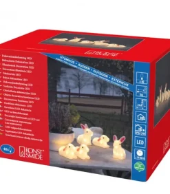 Konstsmide, guirlandes lumineuses de Noël Oiseaux Lumineux Et Animaux Lumineux|Lapins Lumineux 14 Cm En Acrylique, 40 Diodes Blanc Chaud