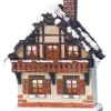 Hubrig, figurines pour enfant Village De Noël Miniature|Maison Eclairee Pour Village De Noël Miniature Winterkinder, Maison Avec Balcon