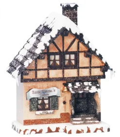 Hubrig, figurines pour enfant Village De Noël Miniature|Maison Eclairee Pour Village De Noël Miniature Winterkinder, La Boutique De Tante Emma