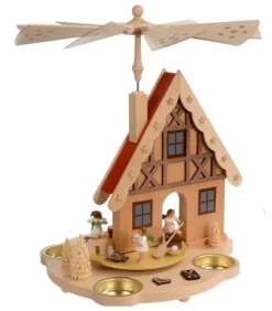 Richard Glasser, Pyramides de Noël allemandes Manèges De Noël|Manège De Noël Enfant Anges Patissiers
